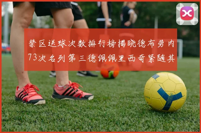 禁区送球次数排行榜揭晓德布劳内73次名列第三德佩佩里西奇紧随其后